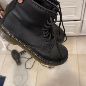 Dr. Martens Black Kids Boots